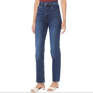 NWT 70s High Slim Straight Jeans Size 31